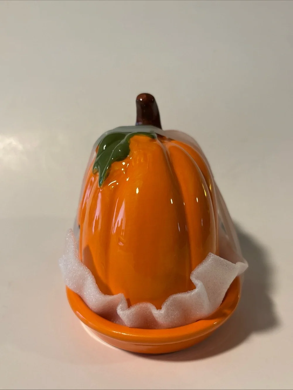 Jack O’lantern Halloween Butter Dish New